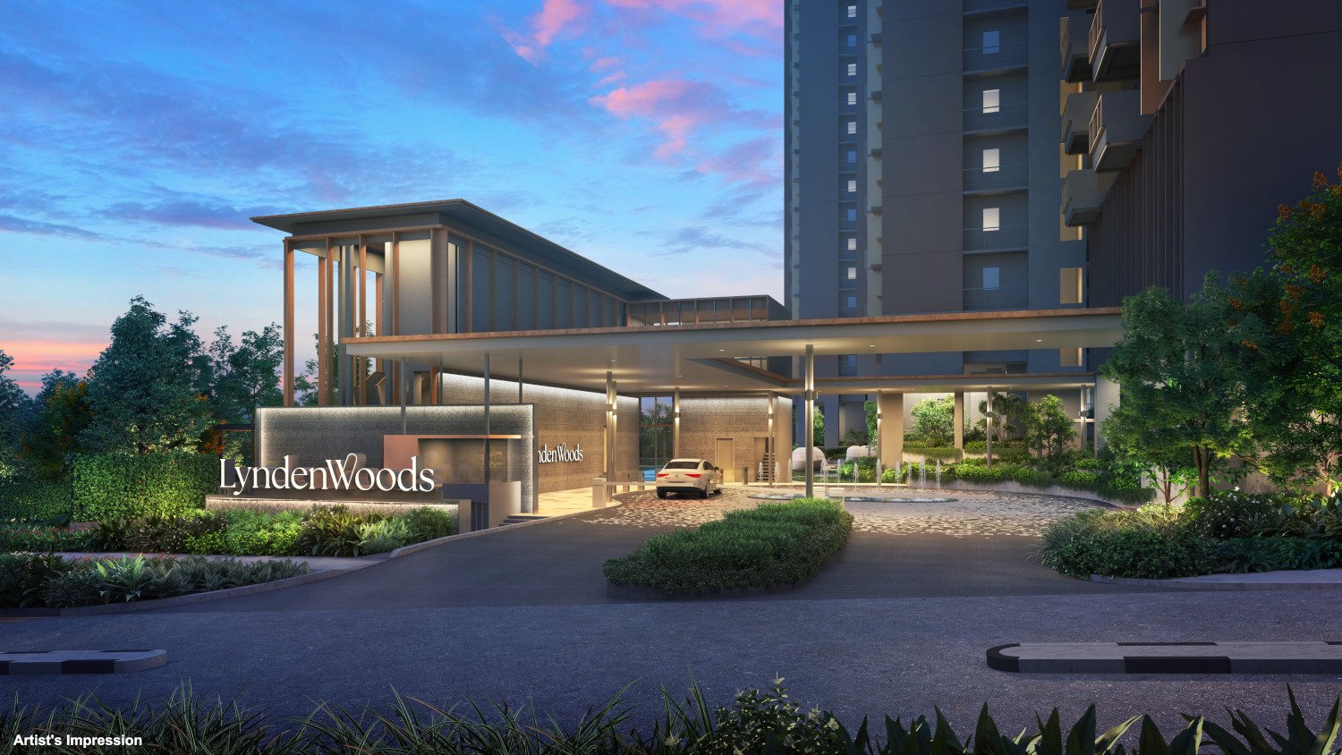 Lyndenwoods Main Entrance